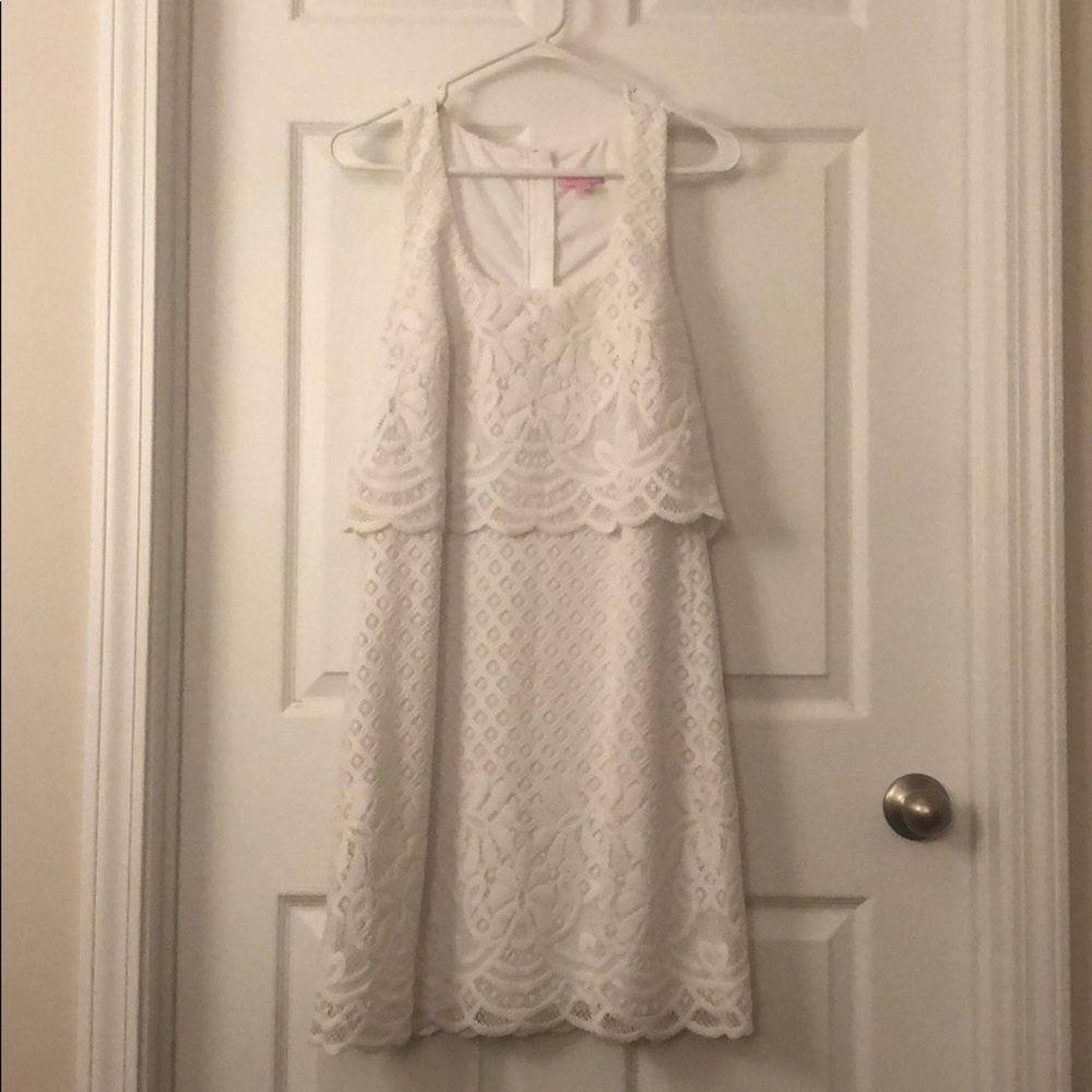 White Lilly Pulitzer dress